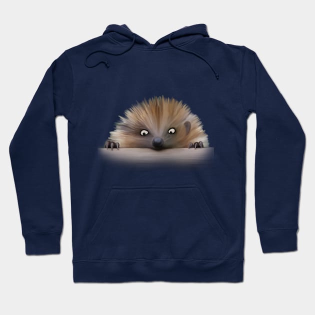 hedgehog Hoodie by Lins-penseeltje